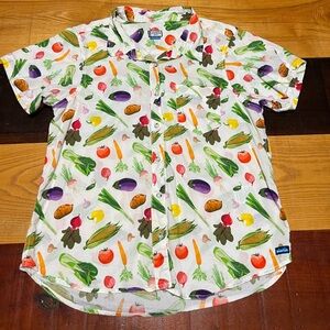 Kavu Colorful Vegetable Print Shirt